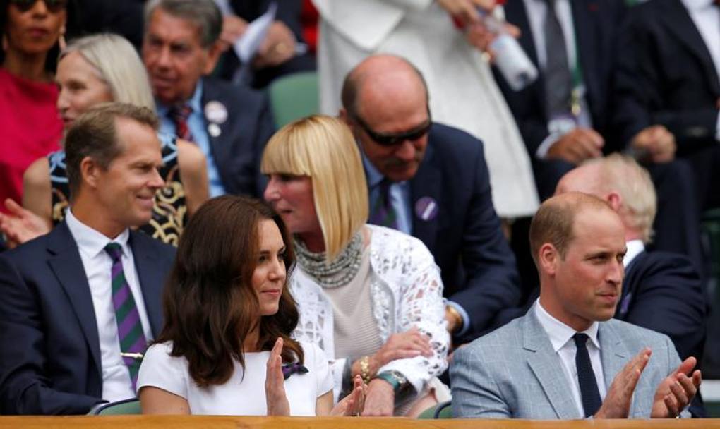 La principessa Kate e il principe William nel palco reale